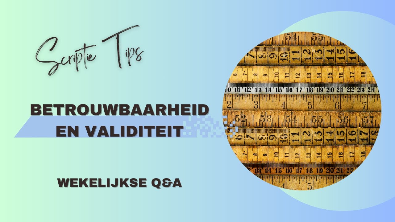 valide en betrouwbaar