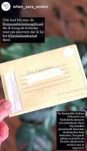 duurzame cadeaukaart